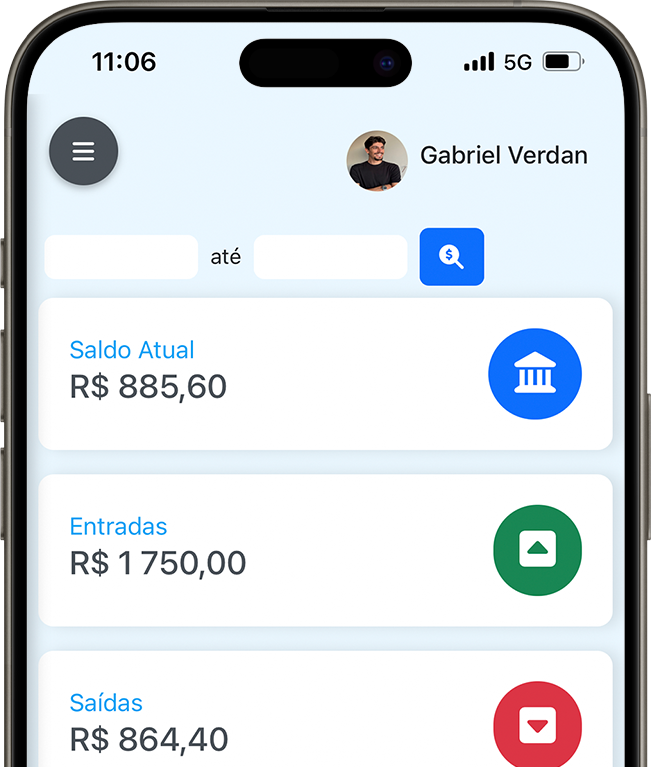 Tela do WhatsApp no celular
